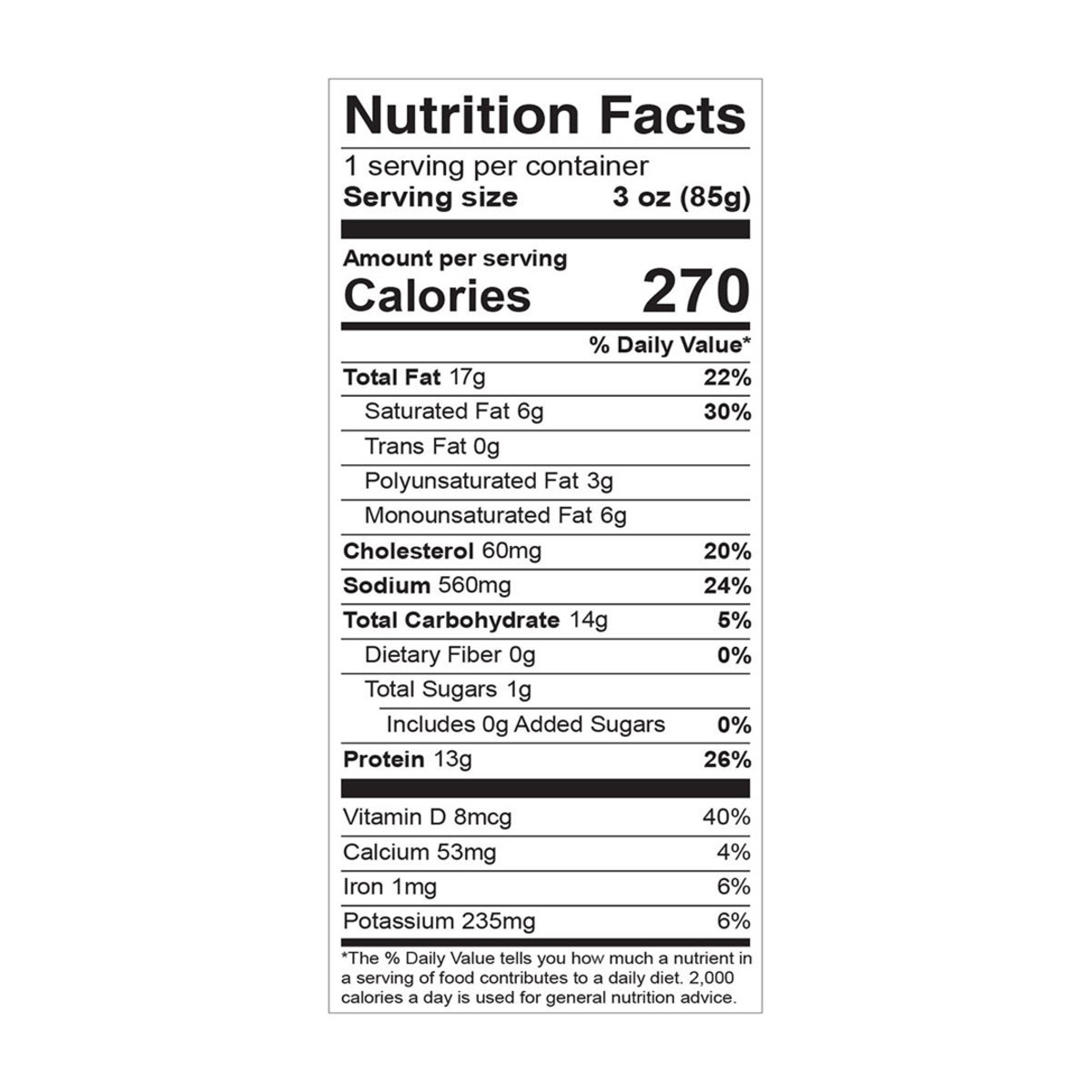 slide 2 of 8, Honey Smoked Fish Cracked Pepper Salmon Stackers - 3 Oz, 3 oz