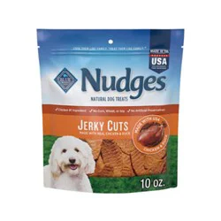 Blue Nudges Natural Duck Jerky Cuts Dog Treats Bag - 10 Oz