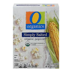 O Organics Popcorn Microwave 3-2.8 Oz - 3-2.8 Oz