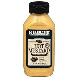Kelchner Food Products Hot Mustard With Horseradish - 10 Oz