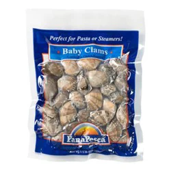 Panapesca Cooked Baby Clams In Shell - 8 Oz