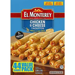 El Monterey Chicken And Cheese Taquito Large Value Pack - 2.75 Lb