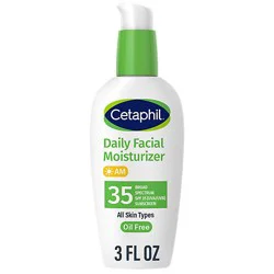 Cetaphil Daily Oil-Free Facial Moisturizer Spf 35 - 3 Fz
