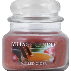 Village Mulled Cider Small Glass Dome - 11 Oz