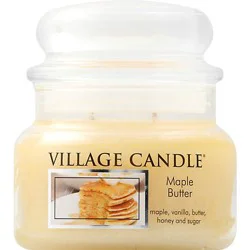 Village Maple Butter Small Glass Dome - 11 Oz