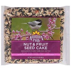Audubon Park Nut & Fruit Seed Cake Wild Bird Food Bag 24 Oz - 24 Oz