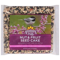 Audubon Park Nut & Fruit Seed Cake Wild Bird Food Bag 24 Oz - 24 Oz