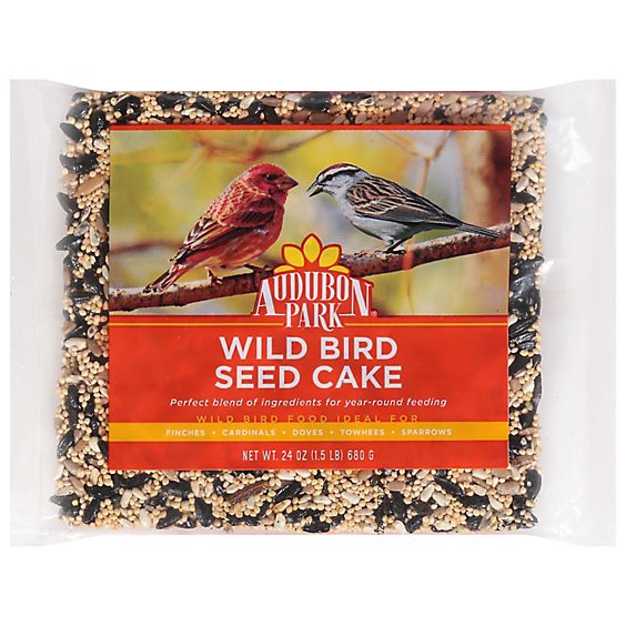 slide 1 of 1, Audubon Park Wild Bird Seed Cake Wild Bird Food Bag 24 Oz - 24 Oz, 24 oz