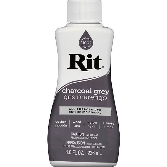 slide 1 of 9, Rit Charcoal Grey Dye Liquid - 8 Oz, 8 fl oz