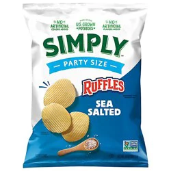 Ruffles Simply Sea Salt Potato Chips - 13 Oz
