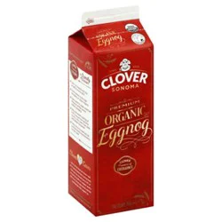 Clover Sonoma Organic Eggnog Quart - 32 Oz