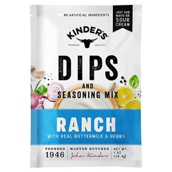 Kinder's Ranch Dip And Seasoning Mix - 1.25 Oz