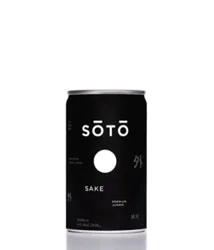 Soto Sake Junmai Black Label Wine Can - 180 Ml