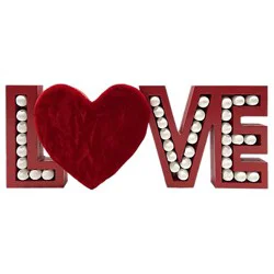 Signature SELECT Beaded Velvet Love Table Top - Each