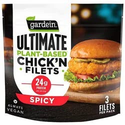 Gardein Ultimate Vegan Frozen Spicy Chick'n Filets - 15 Oz