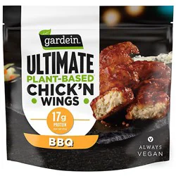 Gardein Ultimate Vegan Frozen Bbq Chick'n Wings - 14.6 Oz