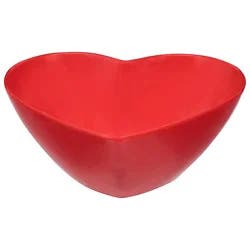 Signature Select Melamine Heart Shape Bowl - Each