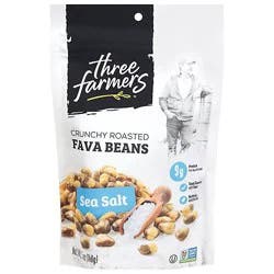 Three Farmers Salted Roasted Fava Beans - 5 Oz