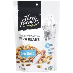 Three Farmers Salted Roasted Fava Beans - 5 Oz