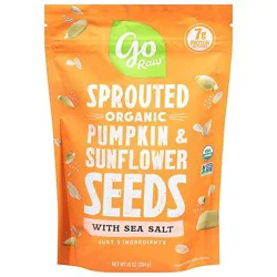 Go Raw Organic Sprouted Sunflower And Pumpkin Seeds - 10 Oz