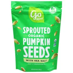 Go Raw Sprouted Pumpkin Seeds With Seasalt - 10 Oz