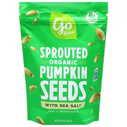 Go Raw Sprouted Pumpkin Seeds With Seasalt - 10 Oz