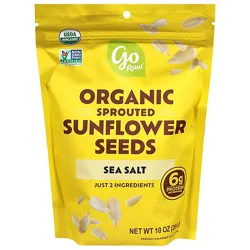 Go Raw Sprouted Sunflower Seeds With Seasalt - 10 Oz