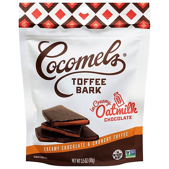 slide 1 of 13, Cocomels Oatmilk Chocolate Toffee Bark - 3.5 Oz, 3.5 oz