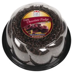 Cafe Valley Triple Chocolate Fudge Cake - 20 Oz