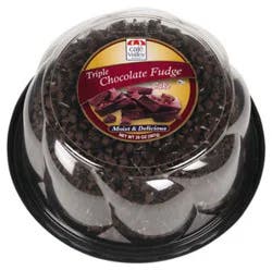 Cafe Valley Triple Chocolate Fudge Cake - 20 Oz