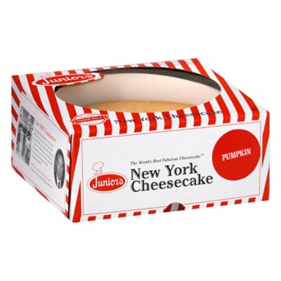 slide 1 of 1, Junior's 6 Inch Pumpkin Cheesecake - 1.5 Lb, 24 oz