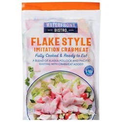 Waterfront Bistro Crab Meat Imitation Flake Style - 32 Oz