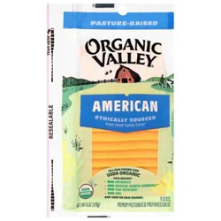 Organic Valley Organic American Cheese Slice - 6 Oz