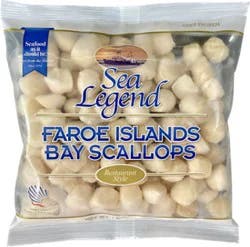 Individually Quick Frozen Scallops 60-80 Count - 10 Lbs