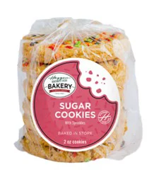 Haggen Sugar Cookies With Sprinkles - 8 Count
