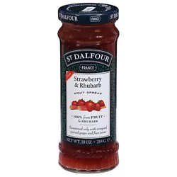 St Dalfour Strawberry Rhubarb Conserve - 10 Oz