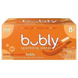 Bubly Orange Cream - 8-12 Fl. Oz.