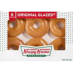 Krsipy Kreme Original Glazed Donut 6 Count - 1 Lb