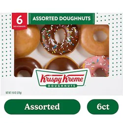 Krsipy Kreme Assorted Donut 6 Count - 1.25 Lb