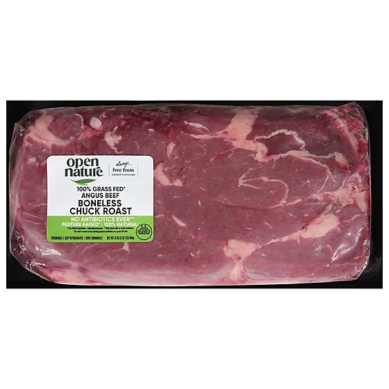 slide 1 of 1, Open Nature Boneless Beef Chuck Roast - 34 Oz, 34 oz