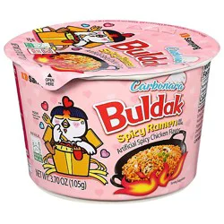 Samyang Buldak Spicy Ramen Carbonara Big Bowl - 3.7 Oz