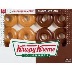 Krispy Kreme Duo Doughnuts 12 Count - 35.2 Oz
