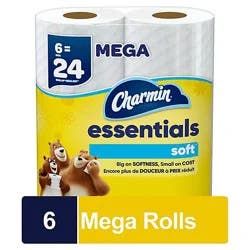 Charmin Essentials Soft Toilet Paper - 6 Count