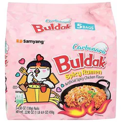 Sa Yang Buldak Ramen -Carbonara Family Pack - 22.9 Oz