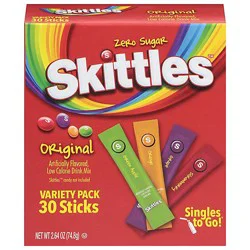 Skittles Singles To Go Candy Variety Pack - 2.64 Oz