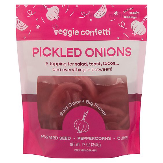 slide 1 of 11, Veggie Confetti Pickled Onions - 12 Oz, 12 oz