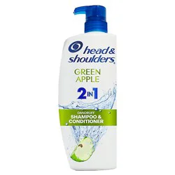 Head & Shoulders 2 In 1 Green Apple Shampoo - 28.2 Fl. Oz.