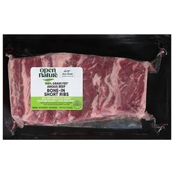 Open Nature Bone In Beef Short Ribs - 20 Oz