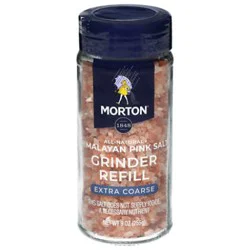 Morton Extra Coarse Himalayan Pink Salt Grinder Refill - 9 Oz
