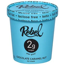 Rebel Chocolate Caramel Nut Ice Cream - 16 Fl. Oz.